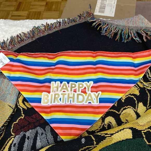 Cat/Dog Reversible Birthday Bandana - Picture 2 of 3
